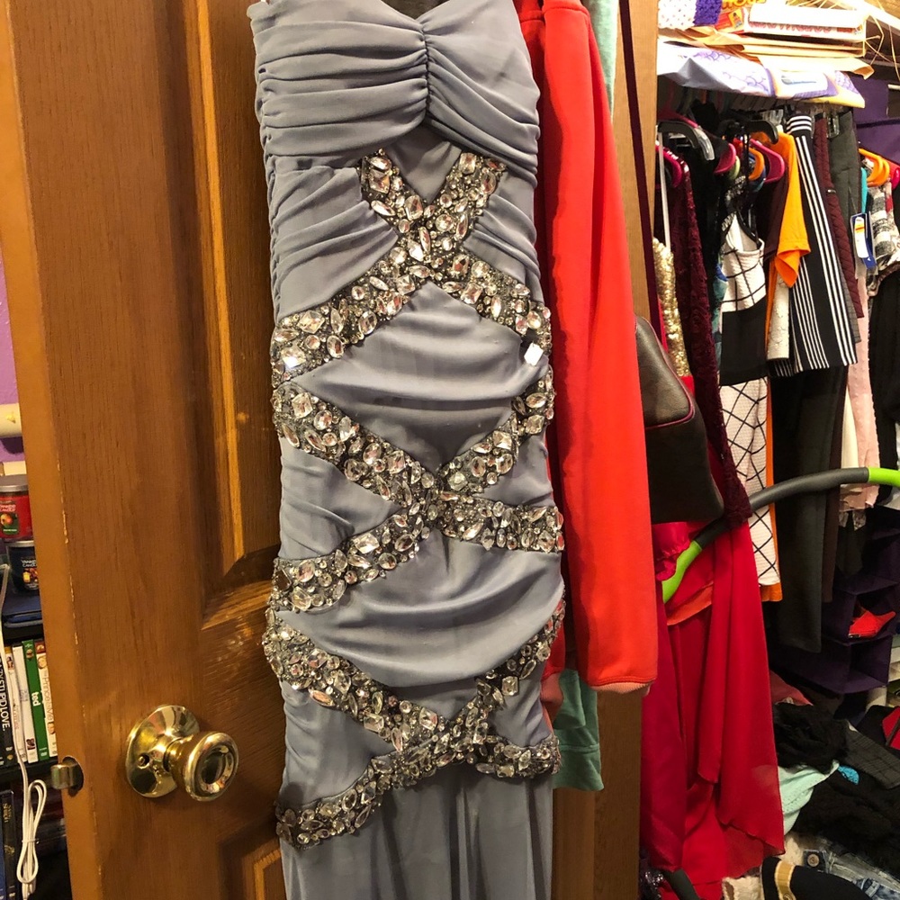 Silver/Grey Prom Dress